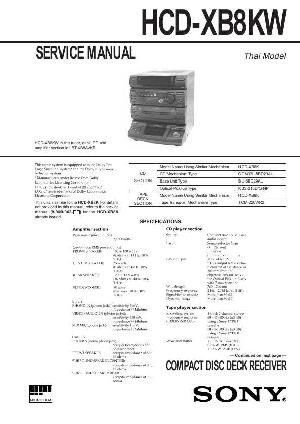 Сервисная инструкция Sony HCD-XB8KW (LBT-XB8AVKR) ― Manual-Shop.ru