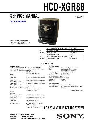 Сервисная инструкция Sony HCD-XGR88 (LBT-XGR88) ― Manual-Shop.ru