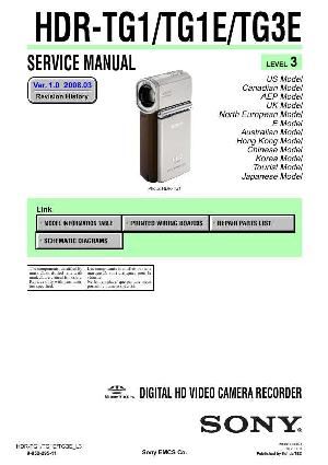 Сервисная инструкция Sony HDR-TG1, HDR-TG3, Level 3 ― Manual-Shop.ru