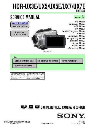 Сервисная инструкция Sony HDR-UX1E, Level 3 ― Manual-Shop.ru