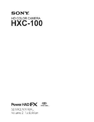 Сервисная инструкция Sony HXC-100 V2E1 ― Manual-Shop.ru