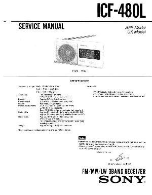 Сервисная инструкция Sony ICF-480L ― Manual-Shop.ru