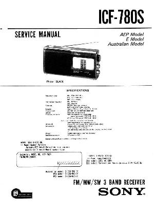 Сервисная инструкция Sony ICF-780S ― Manual-Shop.ru