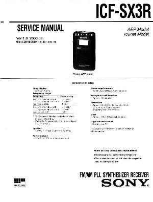 Сервисная инструкция Sony ICF-SX3R ― Manual-Shop.ru