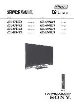 Сервисная инструкция Sony KDL-32W4000, KDL-40W4000, KDL-46W4000, KDL-52W4000, EG1L 