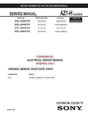 Service manual Sony KDL-40NX705, 46NX705, LVL3 (схема) ― Manual-Shop.ru