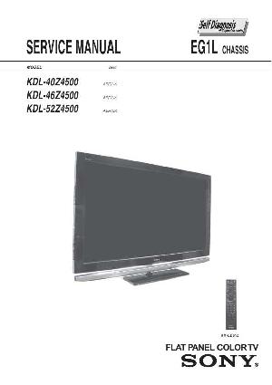 Сервисная инструкция Sony KDL-40Z4500, KDL-46Z4500, KDL-52Z4500 ― Manual-Shop.ru