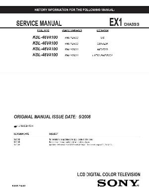 Service manual Sony KDL-46V4100 ― Manual-Shop.ru