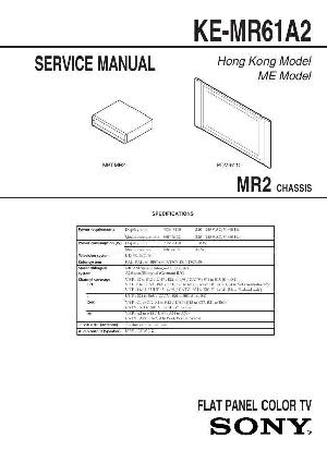 Сервисная инструкция Sony KE-MR61A2 ― Manual-Shop.ru