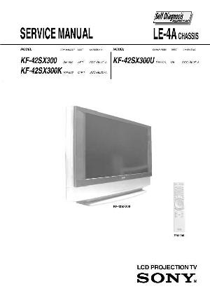 Сервисная инструкция Sony KF-42SX300K ― Manual-Shop.ru