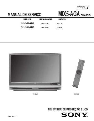 Сервисная инструкция Sony KF-E42A10, KF-E50A10, MIX5-AGA ― Manual-Shop.ru