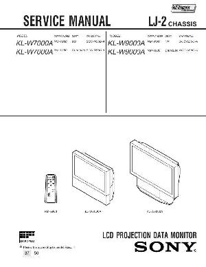 Сервисная инструкция Sony KL-W7000A, LJ-2 ― Manual-Shop.ru