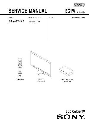 Сервисная инструкция Sony KLV-40ZX1 ― Manual-Shop.ru