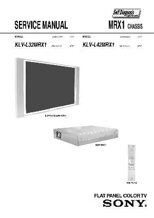 Сервисная инструкция Sony KLV-L32MRX1, KLV-L42MRX1, шасси MRX1 ― Manual-Shop.ru