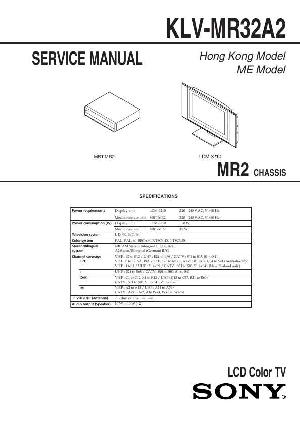 Сервисная инструкция Sony KLV-MR32A2 ― Manual-Shop.ru