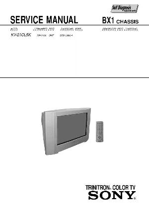 Сервисная инструкция Sony KV-21CL5K (BX1 chassis) ― Manual-Shop.ru