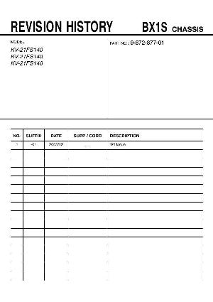 Сервисная инструкция Sony KV-21FS140 BX1S ― Manual-Shop.ru
