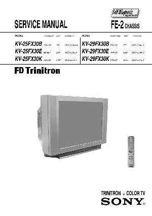 Сервисная инструкция Sony KV-25FX30E, KV-29FX30K (FE-2 chassis) ― Manual-Shop.ru