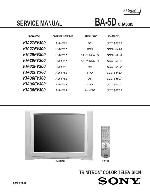 Сервисная инструкция Sony KV-27FV300