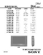Сервисная инструкция Sony KV-27HS420, DA-4 chassis