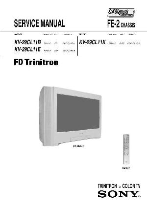 Сервисная инструкция Sony KV-29CL11K (FE-2 chassis) ― Manual-Shop.ru