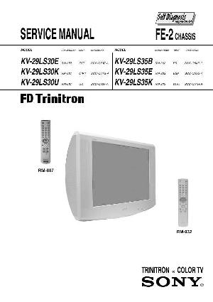 Сервисная инструкция Sony KV-29LS30 (FE-2 chassis) ― Manual-Shop.ru