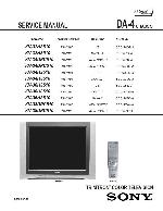 Сервисная инструкция Sony KV-32HS510, DA-4 chassis