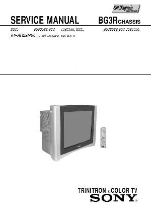 Сервисная инструкция Sony KV-AR29M90 (BG3R chassis) ― Manual-Shop.ru