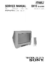 Сервисная инструкция Sony KV-BM142M70