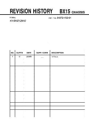 Сервисная инструкция Sony KV-BM212M40 ― Manual-Shop.ru
