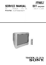 Сервисная инструкция Sony KV-BT21M90, BX1 шасси