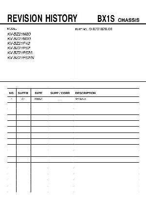Сервисная инструкция Sony KV-BZ21M80 BX1S ― Manual-Shop.ru