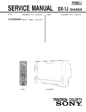 Сервисная инструкция Sony KV-DW36K9H ― Manual-Shop.ru