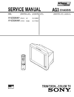 Сервисная инструкция Sony KV-ES29M80, AG3 ― Manual-Shop.ru