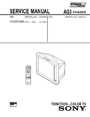 Сервисная инструкция Sony KV-ES34M80, AG3 ― Manual-Shop.ru