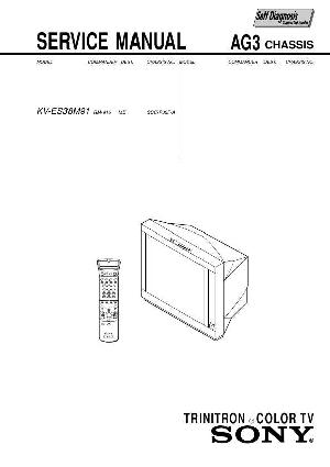 Сервисная инструкция Sony KV-ES38M91 (AG3 chassis) ― Manual-Shop.ru