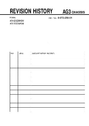 Сервисная инструкция Sony KV-EX29K94, KV-EX34K94, AG-3E ― Manual-Shop.ru
