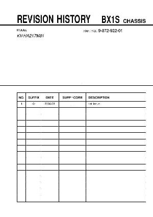Сервисная инструкция Sony KV-HA217M81 BX1S ― Manual-Shop.ru