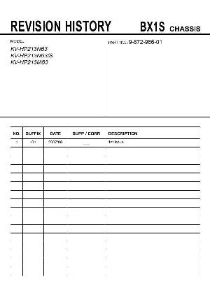 Сервисная инструкция Sony KV-HP213M83 BX1S ― Manual-Shop.ru