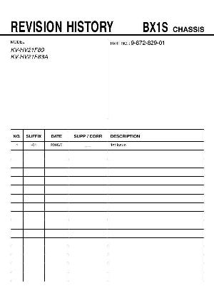 Сервисная инструкция Sony KV-HV21F80 BX1S ― Manual-Shop.ru