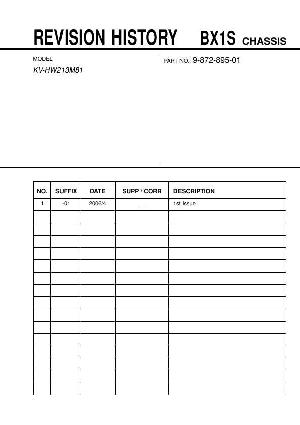 Сервисная инструкция Sony KV-HW213M81 BX1S ― Manual-Shop.ru