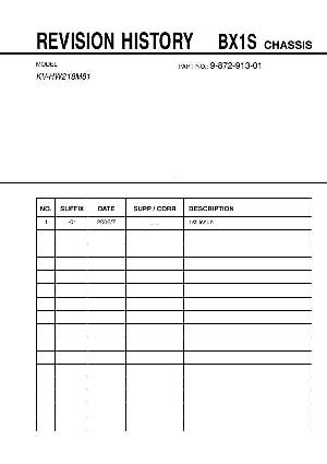 Сервисная инструкция Sony KV-HW218M81 BX1S ― Manual-Shop.ru
