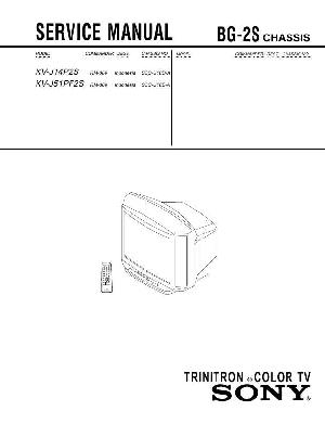 Сервисная инструкция Sony KV-J14P2S, KV-J51PF2S (BG-2S chassis) ― Manual-Shop.ru