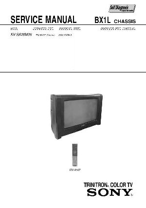 Сервисная инструкция Sony KV-SA28M36, шасси BX1L ― Manual-Shop.ru