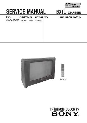 Сервисная инструкция Sony KV-SA32M36, шасси BX1L ― Manual-Shop.ru
