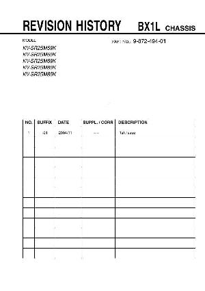 Сервисная инструкция Sony KV-SR25M89K ― Manual-Shop.ru