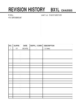 Сервисная инструкция Sony KV-SR29M53K, BX1L chassis ― Manual-Shop.ru