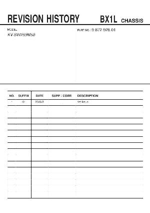 Сервисная инструкция Sony KV-SW293M50 BX1L ― Manual-Shop.ru