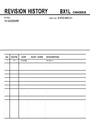 Сервисная инструкция Sony KV-SZ252M88 BX1L ― Manual-Shop.ru