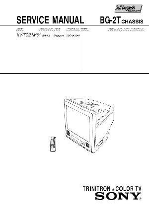 Сервисная инструкция Sony KV-TG21M61, BG-2T ― Manual-Shop.ru